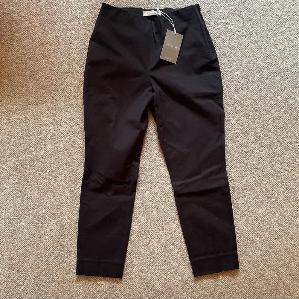Everlane curvy side-zip stretch cotton pants